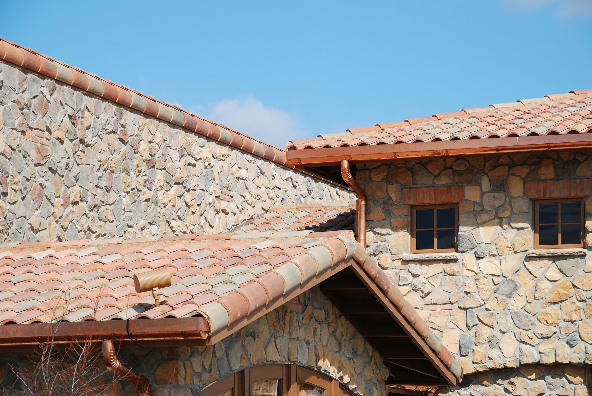 Copper Gutters and Downspouts
